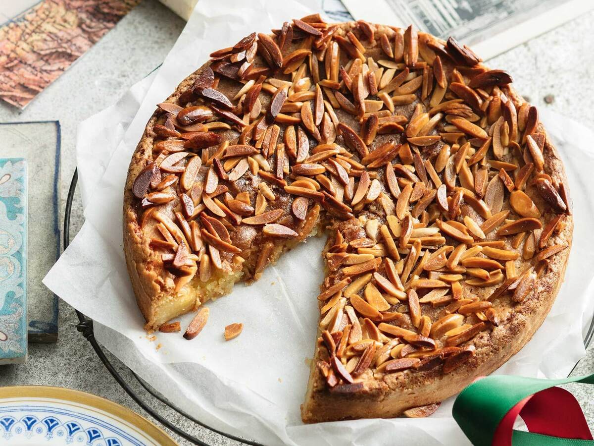 Tarte de amêndoa à moda antiga