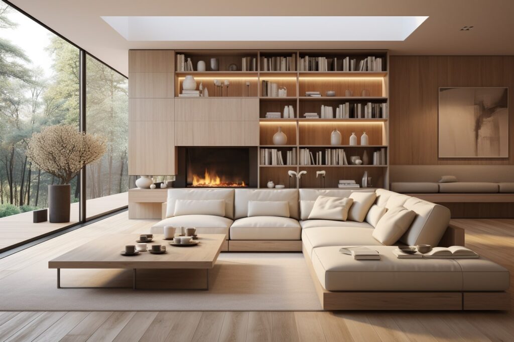 Escolha móveis com design minimalista