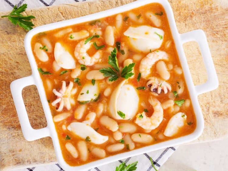 Feijoada de chocos à Algarvia