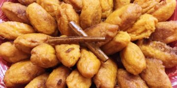 Bilharacos de abóbora no forno