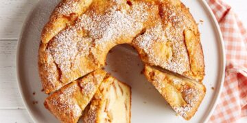 Bolo de maçã à antiga