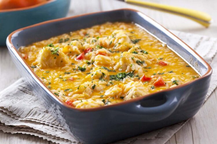 Arroz de tamboril à Portuguesa