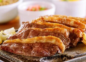 Picanha no forno com manteiga e alho