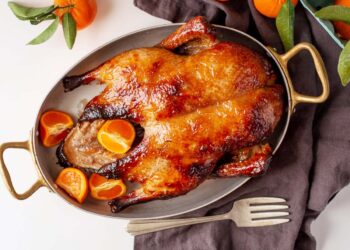 Pato assado à moda antiga