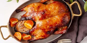 Pato assado à moda antiga