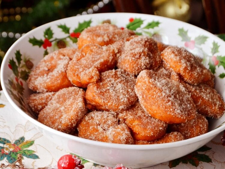 Sonhos de abóbora e cenoura