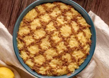 Aletria com leite condensado