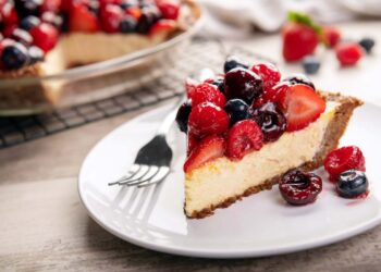Cheesecake de frutos vermelhos