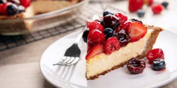 Cheesecake de frutos vermelhos