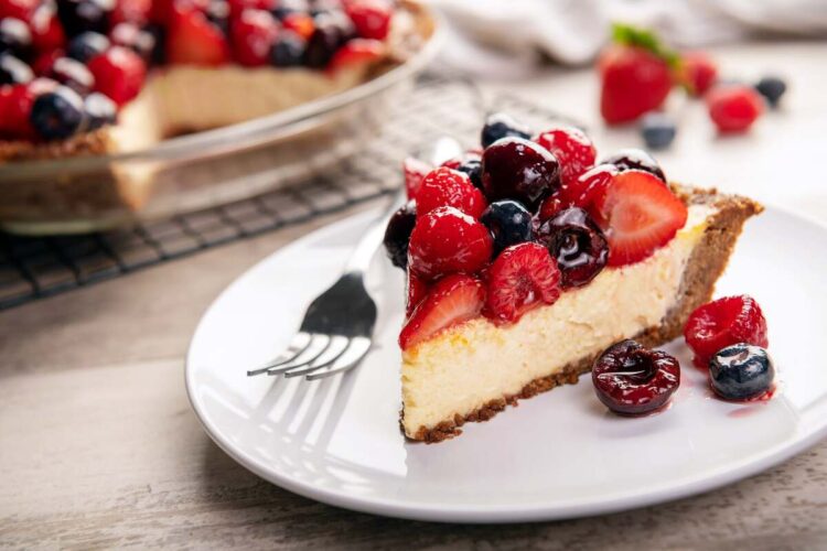 Cheesecake de frutos vermelhos