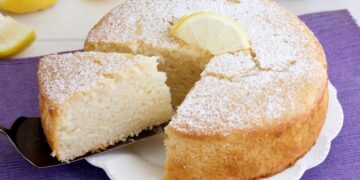 Bolo de natas e limão