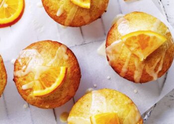 Queques de laranja fofinhos