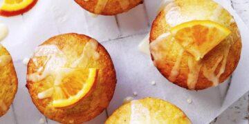 Queques de laranja fofinhos