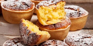 Queijadas de amêndoa