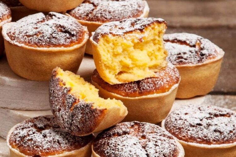 Queijadas de amêndoa