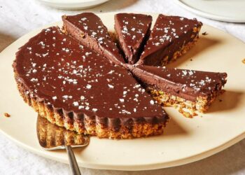 Tarte de chocolate com coco