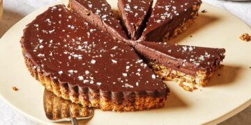 Tarte de chocolate com coco