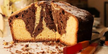 Bolo mármore de cenoura