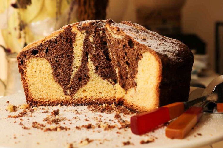 Bolo mármore de cenoura