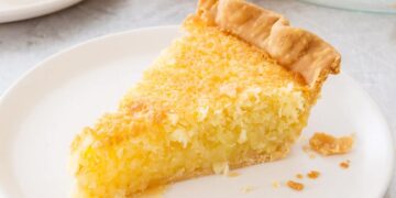 Tarte de coco com massa folhada