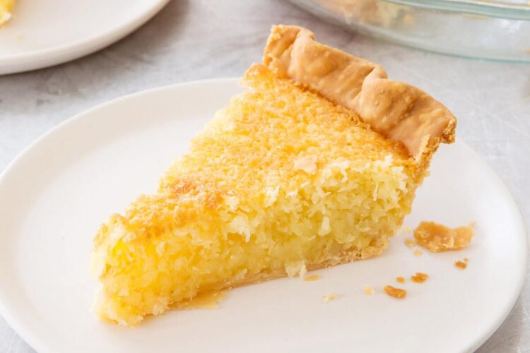 Tarte de coco com massa folhada