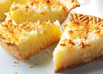 Tarte de leite condensado e coco