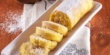 Torta de coco húmida