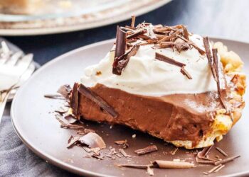 Tarte de iogurte e chocolate