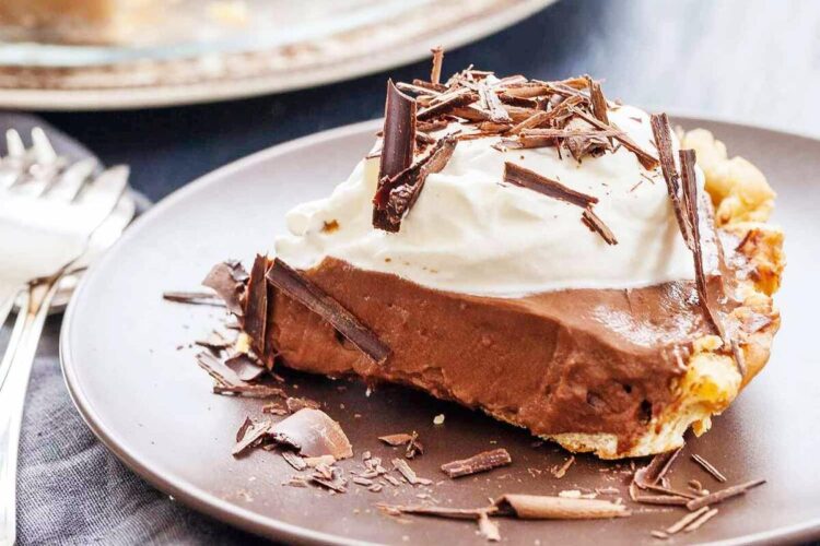 Tarte de iogurte e chocolate