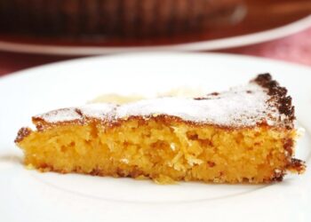 Tarte de gila com amêndoa