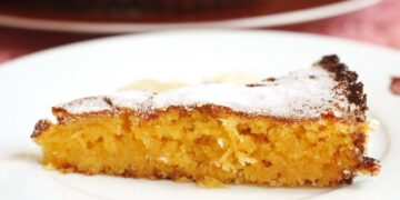 Tarte de gila com amêndoa