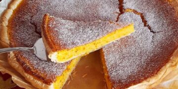 Tarte de coco e cenoura