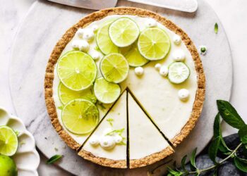 Tarte de iogurte e limão