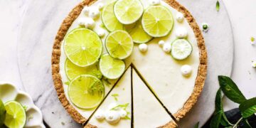 Tarte de iogurte e limão