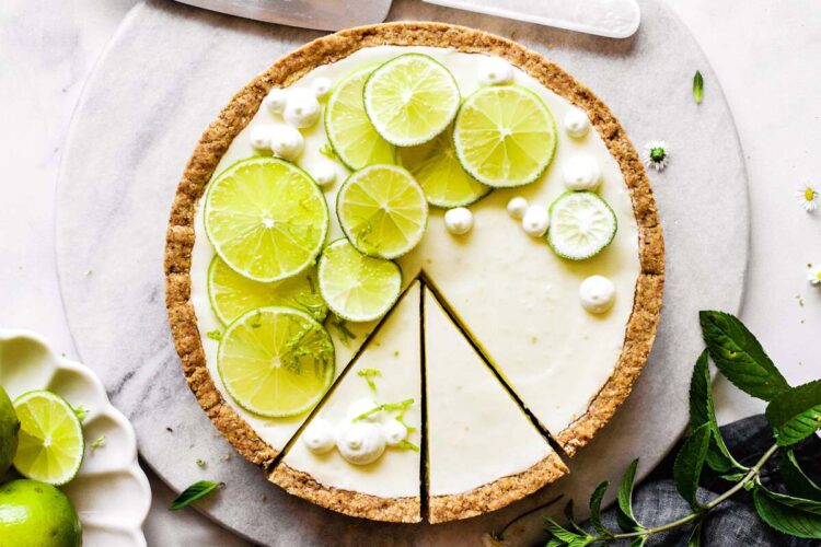 Tarte de iogurte e limão