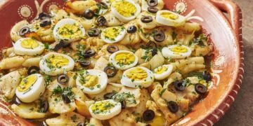 Bacalhau à Gomes de Sá à moda antiga