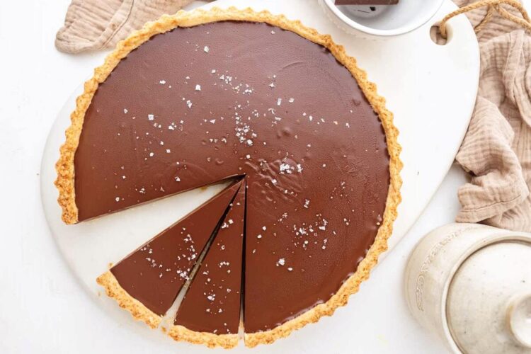 Tarte de chocolate e leite condensado