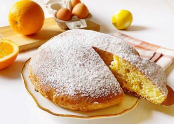 Bolo de laranja e coco