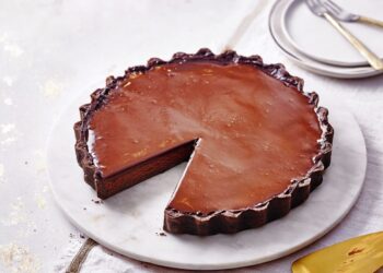 Tarte de mousse de chocolate