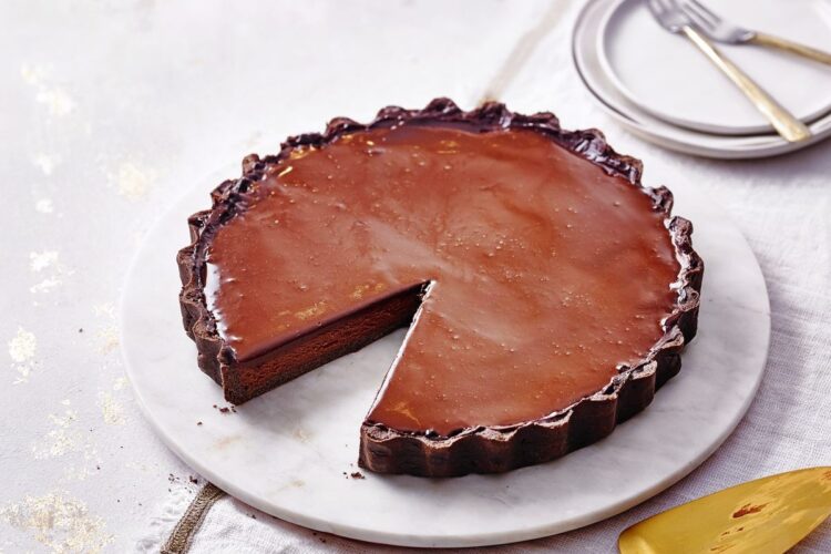 Tarte de mousse de chocolate