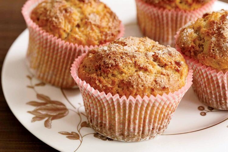 Queques de maçã e iogurte