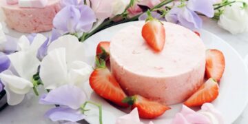 Bavaroise de morango