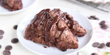 Scones de chocolate