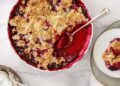 Crumble de frutos vermelhos