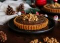 Tarte de noz e chocolate