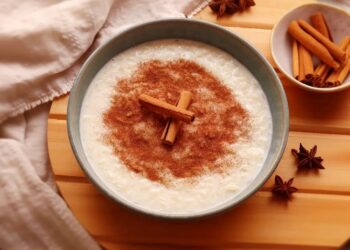 Arroz doce com leite condensado