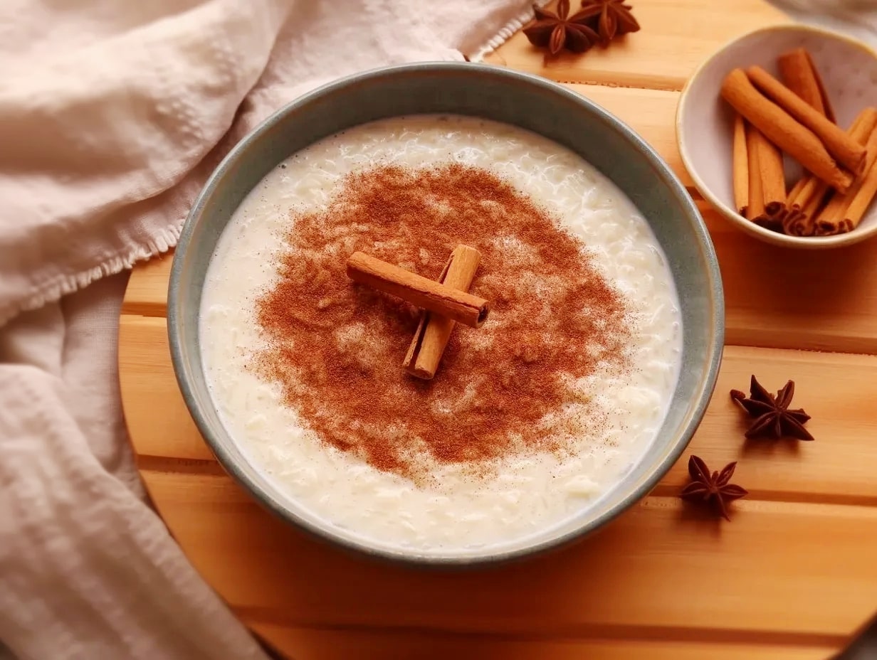 Arroz doce com leite condensado