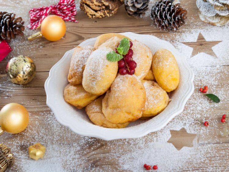 Filhoses de abóbora e laranja