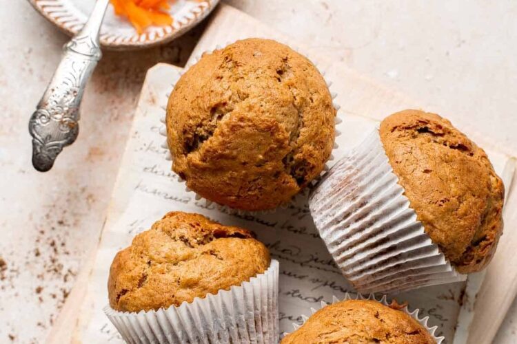 Queques de cenoura e laranja