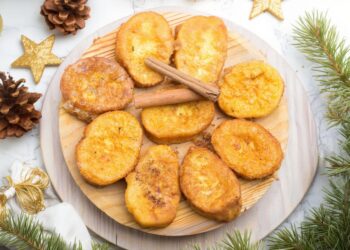 Rabanadas no forno com leite condensado